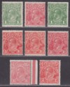 Click for more photos and details Australia 1924-30 King George V Head 1d, 1½d, 2d Selection Mint