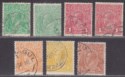 Click for more photos and details Australia 1914-20 KGV Head wmk Pointed Crown Selection to 5d Used