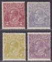 Click for more photos and details Australia 1924 KGV Head 2d, 3d, 4d, 4½d Mint SG78-81 cat £100