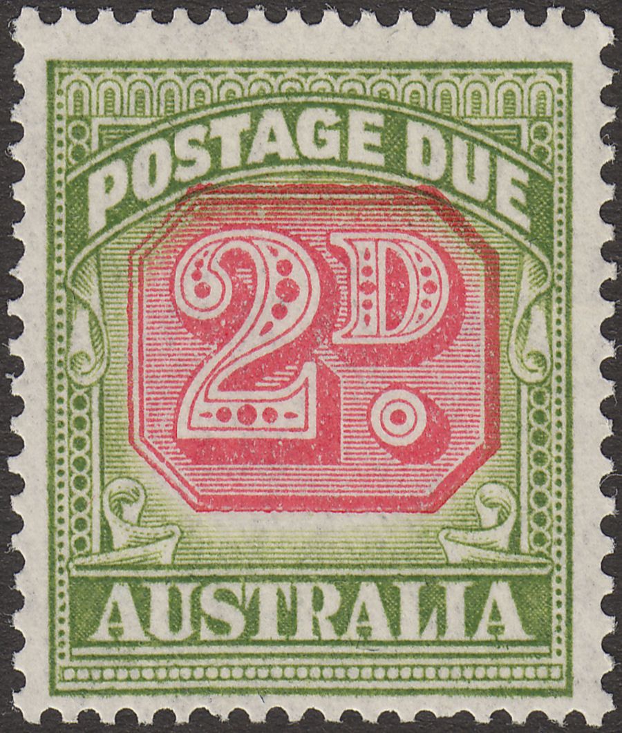 Australia 1946 KGVI Postage Due 2d Mint SG D121