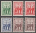 Click for more photos and details Australia 1940 KGVI Imperial Forces AIF Set Mint SG196-199 cat £50
