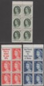 Click for more photos and details Australia 1963-67 QEII 5d, 4c, 5c Booklet Panes Mint SG354a SG385a-386ca cat £46