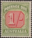 Click for more photos and details Australia 1947 KGVI Postage Due 1sh Mint SG D128 cat £25