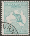Click for more photos and details Australia 1913 Roo 1sh Emerald Used with JY 17 CTO Presentation Cancel