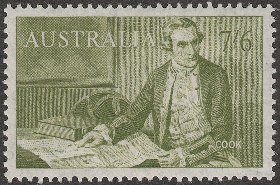 Australia 1964 QEII 7sh6d Captain Cook Mint SG357