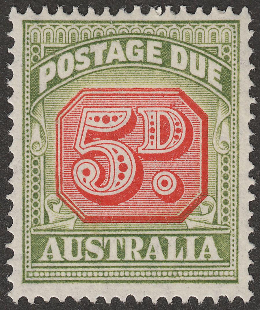 Australia 1948 KGVI Postage Due 5d Mint SG D124