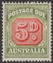 Australia 1948 KGVI Postage Due 5d Mint SG D124