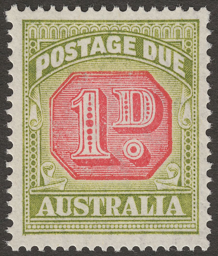 Australia 1938 KGVI Postage Due 1d Mint SG D113