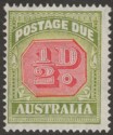 Click for more photos and details Australia 1938 KGVI Postage Due ½d Mint SG D112