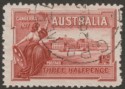 Australia 1927 KGV Parliament 1½d Used SG106 GPO MELBOURNE / 4 UPU CTO Postmark