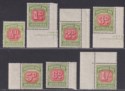 Australia 1946-57 KGVI Postage Due Part Set to 1sh Mint