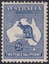 Click for more photos and details Australia 1913 KGV Roo 2½d Indigo wmk Wide Crown Mint SG4 cat £70