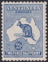 Click for more photos and details Australia 1917 KGV Roo 2½d Deep Blue wmk Narrow Crown Mint SG36 cat £29