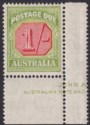 Australia 1938 KGVI Postage Due 1sh UM Mint SG D118 cat £75 MNH