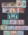 Click for more photos and details British Antarctic Territory 1972-88 QEII Selection Mint BAT