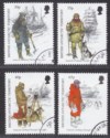 Click for more photos and details British Antarctic Territory 1998 Clothing Set Used SG286-289 cat £12 BAT QEII