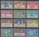 Click for more photos and details British Antarctic Territory 1963 QEII Set to 2sh6d Mint SG1-12 cat £64 sm issues