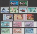 Click for more photos and details British Antarctic Territory 1966-80 QEII Scientific Work/ Jubilee /RGS Sets Mint