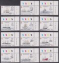 British Antarctic Territory 2008 Explorers and Ships Set Mint SG461-472 cat £45