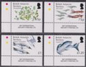 British Antarctic Territory 2014 Marine Food Web Set Mint SG654-657