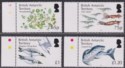 British Antarctic Territory 2014 Marine Food Web Set Mint SG654-657