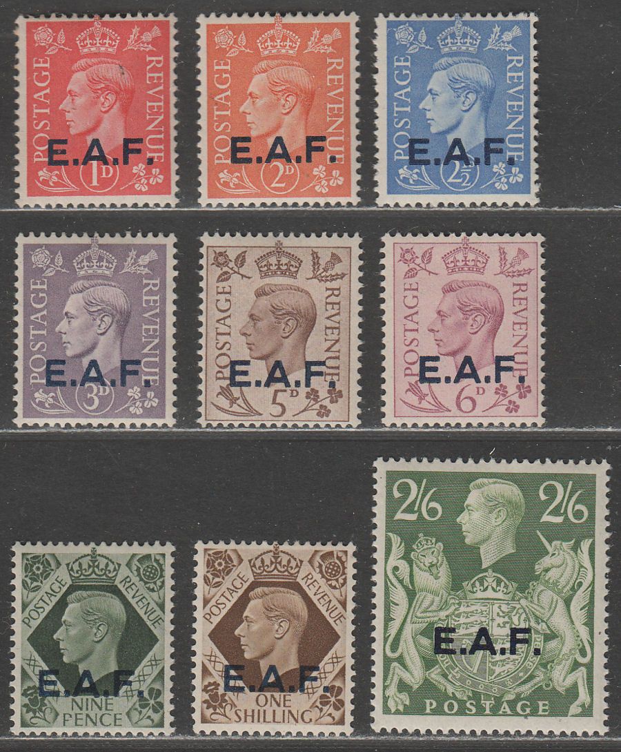 BOIC Somalia 1943 EAF Overprint KGVI Mint Set cat £35
