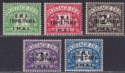 Click for more photos and details BOIC Tripolitania 1948 KGVI BMA Postage Due Surcharge Set UM Mint SG TD1-5 c£50