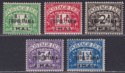 Click for more photos and details BOIC Tripolitania 1950 KGVI BA Postage Due Surcharge Set Mint SG TD6-TD10 c £100