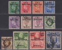 BOIC Tripolitania 1948 KGVI BMA Surcharge Part Set to 240l Used cat £200