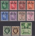 BOIC Tripolitania 1950 KGVI BA Surcharge Set to 60l Mint SG T14-T24
