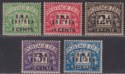 Click for more photos and details BOIC Eritrea 1948 KGVI BMA Postage Due Surcharge Set Unused SG ED1-ED5 FAULTY