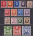 Click for more photos and details BOIC 1942-47 KGVI MEF Forces Overprint Sets Mint cat £100