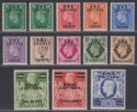 Click for more photos and details BOIC Eritrea 1948 KGVI BMA Surcharge Part Set to 10sh (missing 50c) Mint cat £70