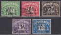 Click for more photos and details BOIC Eritrea 1948 KGVI BMA Postage Due Surcharge Set Used SG ED1-ED5 cat £120