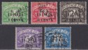 Click for more photos and details BOIC Eritrea 1950 KGVI BA Postage Due Surcharge Set Used SG ED6-ED10 cat £180