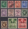 Click for more photos and details BOIC Somalia 1950 KGVI BA Surcharge Set Used SG S21-31 cat £150