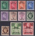 Click for more photos and details BOIC Eritrea 1948 KGVI BMA Surcharge Part Set to 5sh UM Mint MNH cat £40