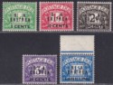 Click for more photos and details BOIC Eritrea 1950 KGVI BA Postage Due Surcharge Set Mint SG ED6-ED10 cat £80