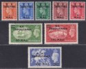 Click for more photos and details BOIC Tripolitania 1951 KGVI BA Surcharge Set Mint SG T27-T34 cat £90