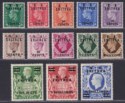 Click for more photos and details BOIC Eritrea 1950 KGVI BA Surcharge Set UM Mint SG E13-E25 cat £100 MNH