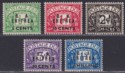 Click for more photos and details BOIC Eritrea 1950 KGVI BA Postage Due Surcharge Set UM Mint SG ED6-ED10 cat £80