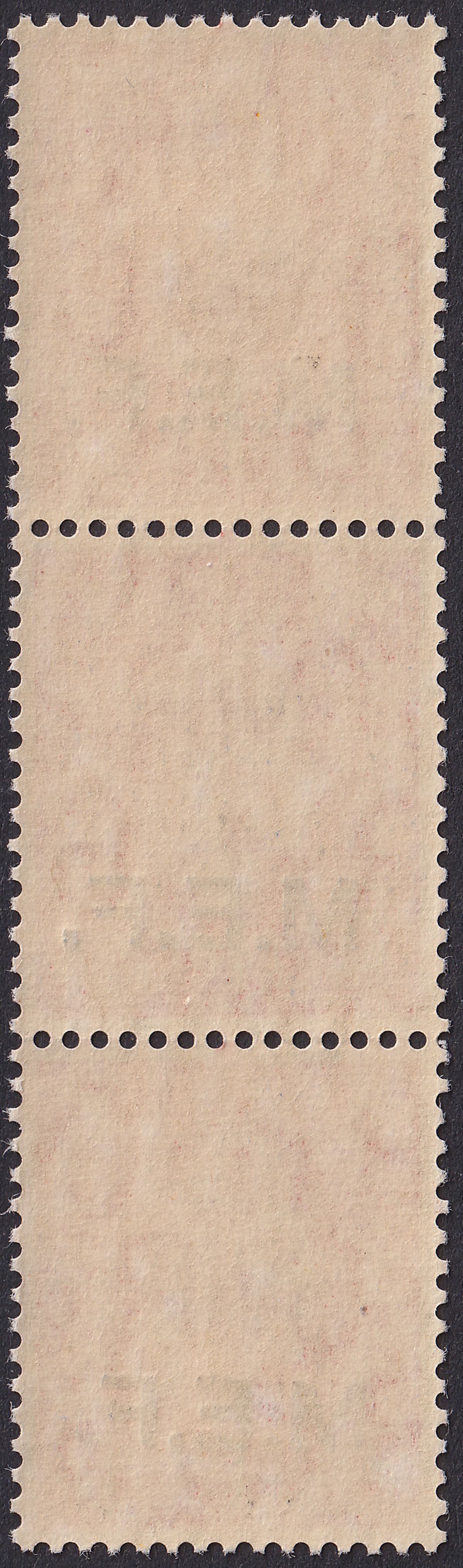 BOIC 1942 KGVI MEF Forces Overprint M2 M2a Se-Tenant 1d Strip Mint SG M6b c£180+