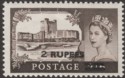 Click for more photos and details BPA Eastern Arabia 1961 QEII 2r on 2sh6d Black-Brown Mint SG92