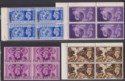 BPA Eastern Arabia 1948 KGVI Olympic Games Surcharge Block Set Mint SG27-30