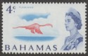 Bahamas 1967 QEII 4c Flamingo Toned Paper Mint SG298