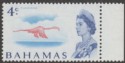 Bahamas 1967 QEII 4c Flamingo White Paper Mint SG298a