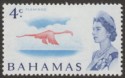 Bahamas 1967 QEII 4c Flamingo White Paper Mint SG298a