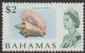 Bahamas 1971 QEII $2 Conch Shell Whiter Paper Mint SG308a