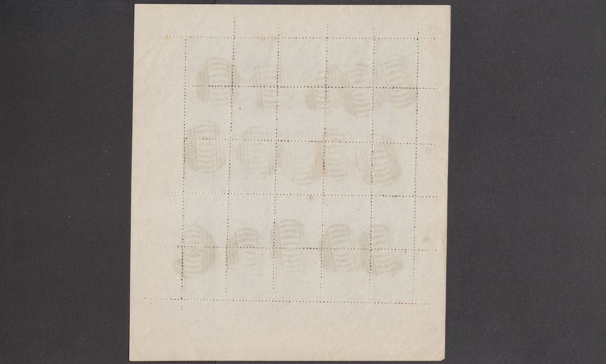 Bahamas 1863-80 QV Spiro 1d 6d 1sh "Used" Forgeries - Complete Sheets of 25