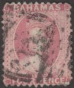 Bahamas 1882 QV Chalon 4d Rose perf 12 Used SG41 cat £45